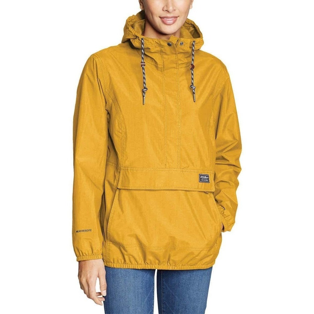 Women’s Mustard Hooded Anorak Jacket